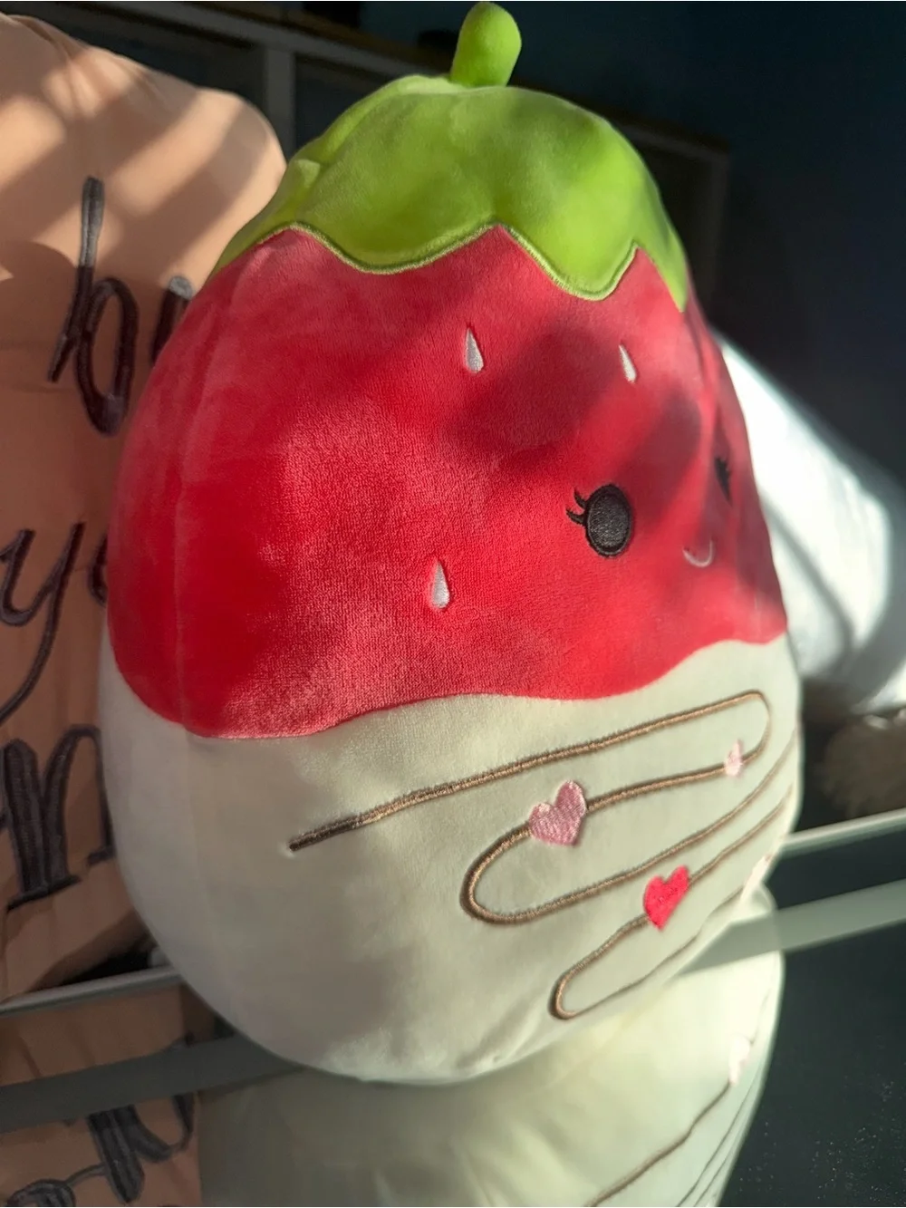 Squishmallows Scarlet Strawberry & Simone Shrimp Pink Valentine Plush Set plush